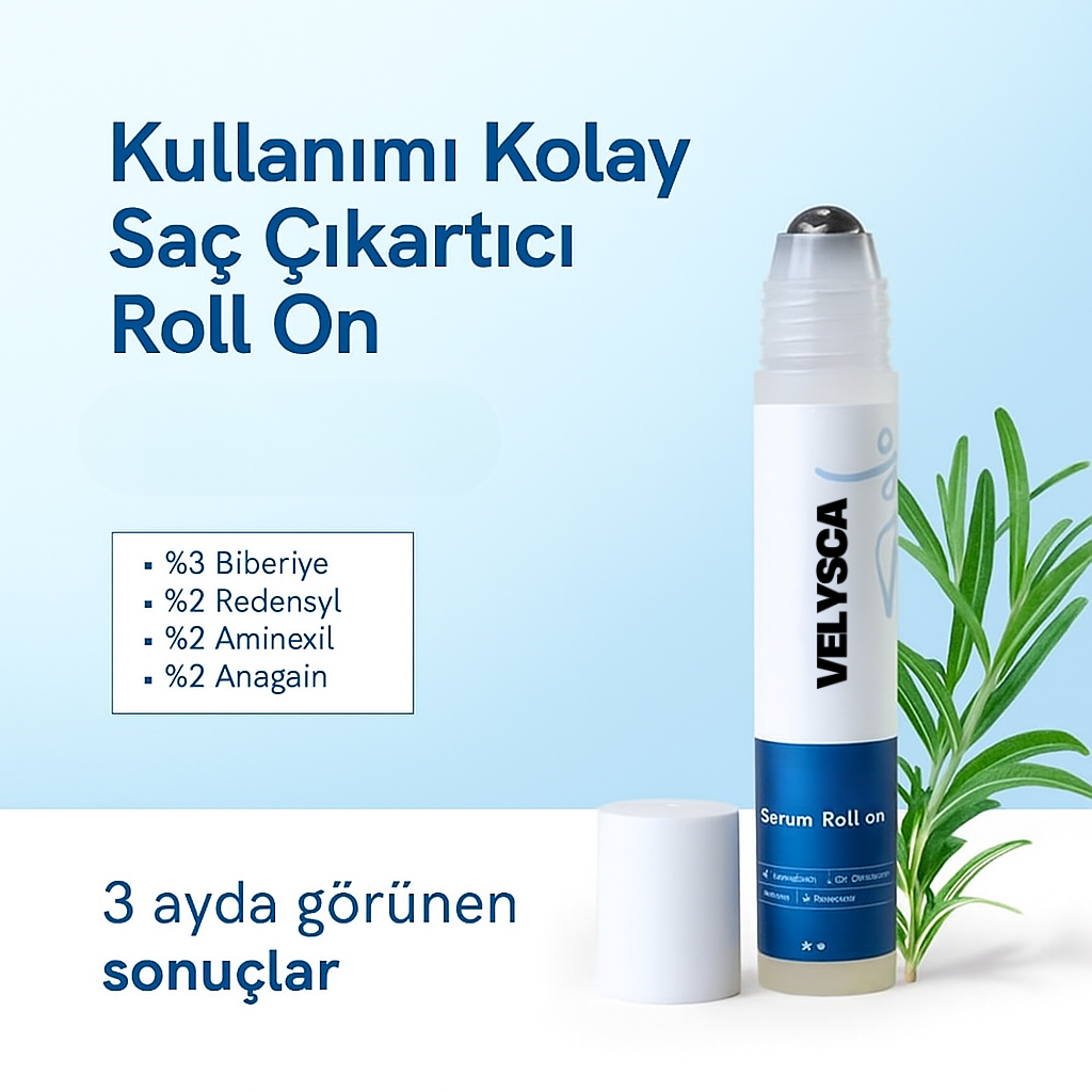 Velysca™ HairLift Hassas Serum – Saç Dökülmesine Karşı Roll-On