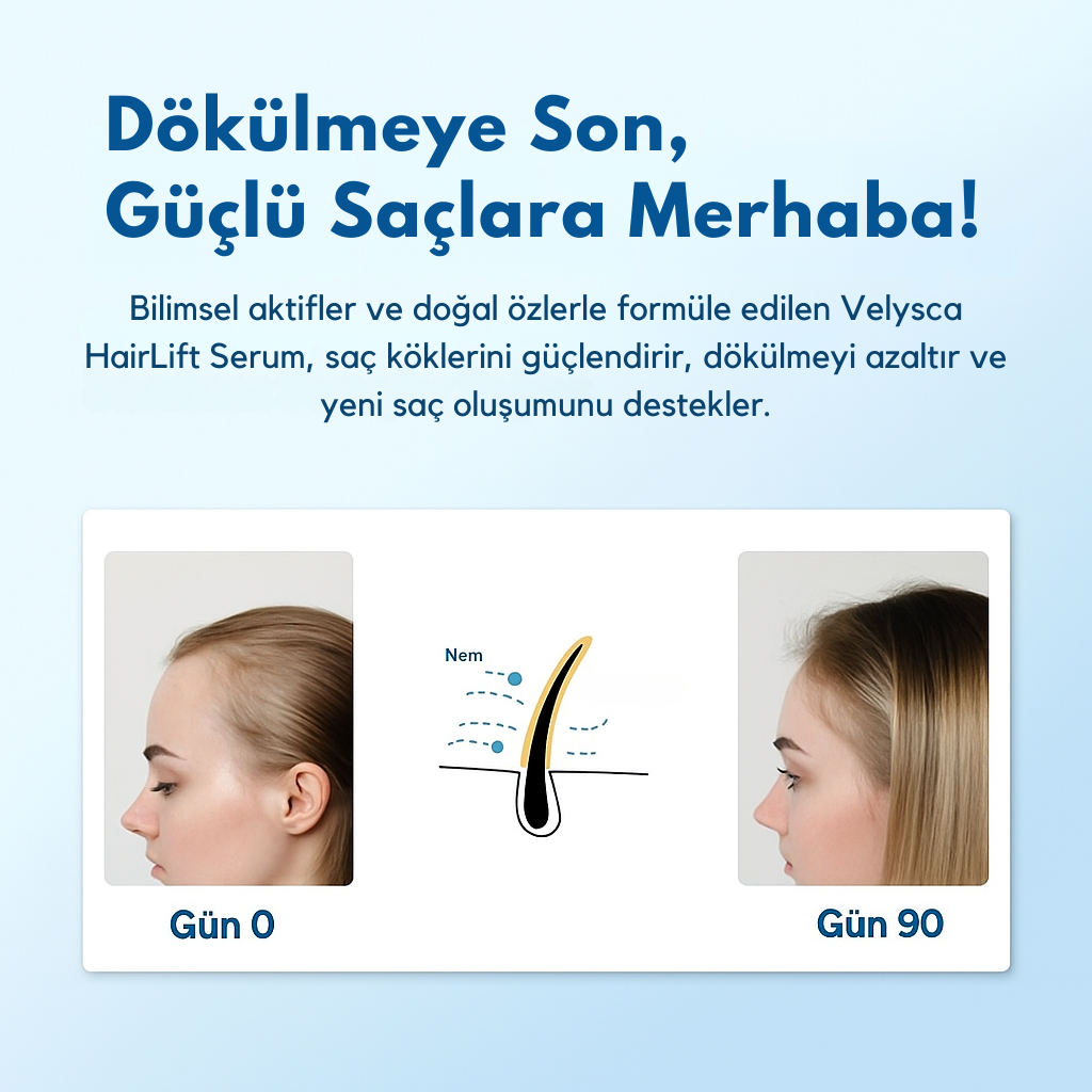 Velysca™ HairLift Hassas Serum – Saç Dökülmesine Karşı Roll-On