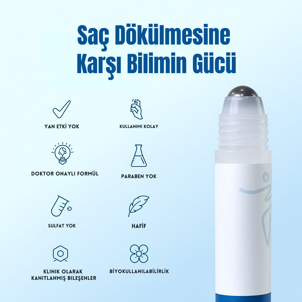 Velysca™ HairLift Hassas Serum – Saç Dökülmesine Karşı Roll-On